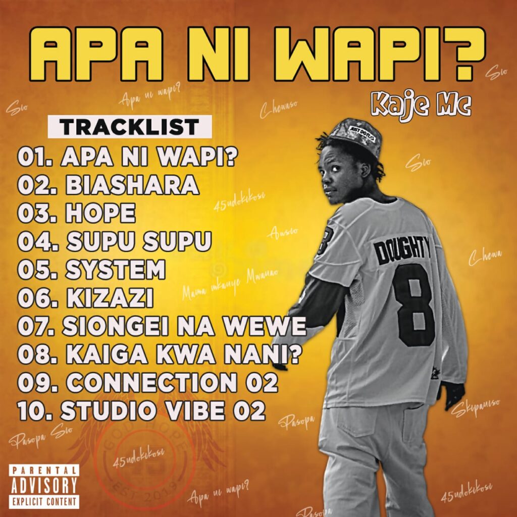 ALBUM | Kaje Mc (Double Killer) – Apa Niwapi ? | Download