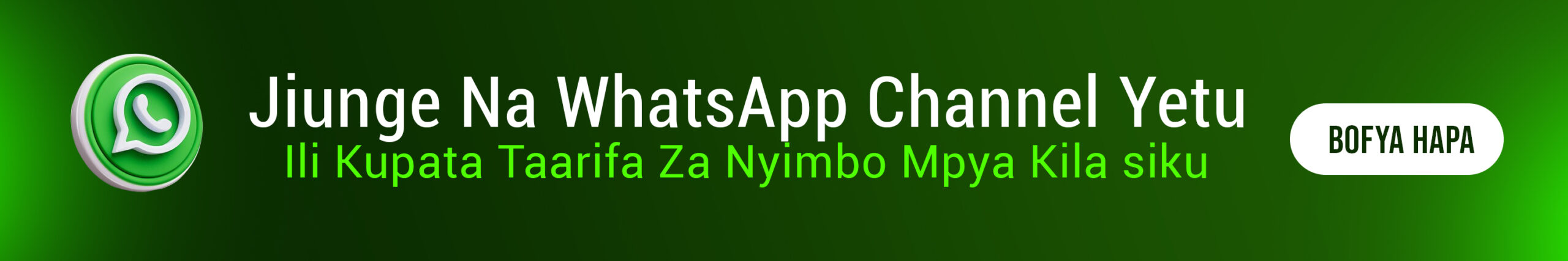 Jiunge na WhatsApp Channel