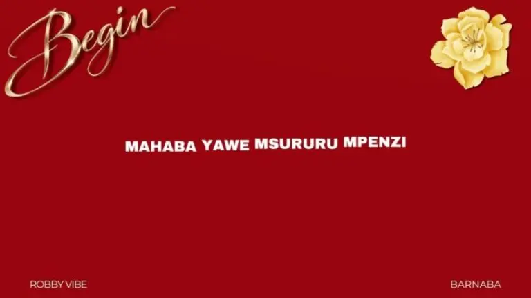 AUDIO | Robby Vibe Ft. Barnaba Classic – Begin | Mp3 Download